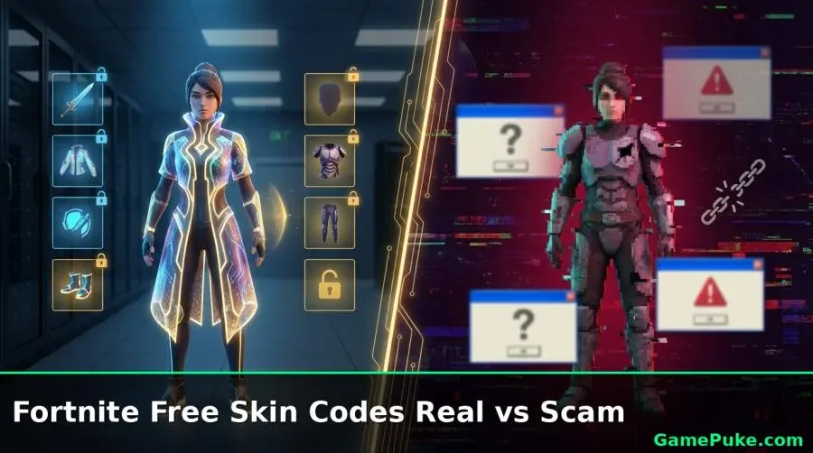 Fortnite Free Skin Codes — Real vs Scam
